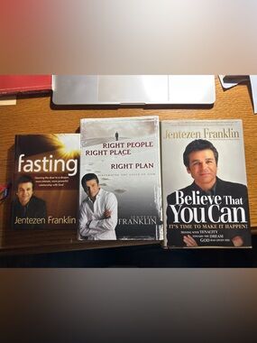 Jentezen Franklin Devotional Book Bundle - White, Brown, Black